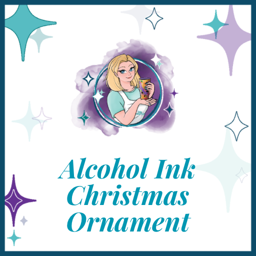 MTO {ALCOHOL INK Christmas Ornament}
