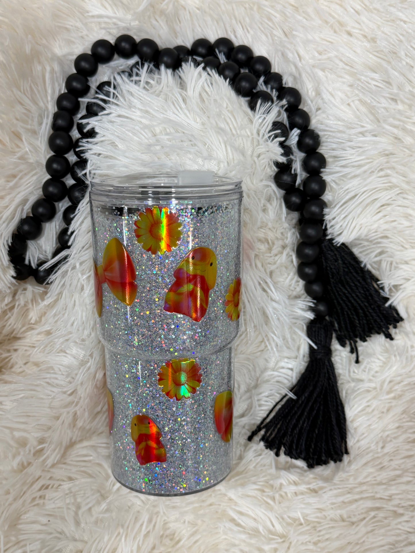 RTS {cMa Creation LIVE - Snow Globe} 18oz Acrylic Dry Glitter “Richard” design