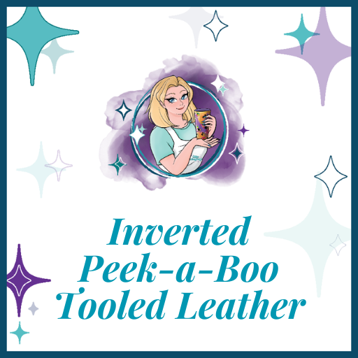 MTO {Inverted Peek a Boo Tooled Leather} Tumbler